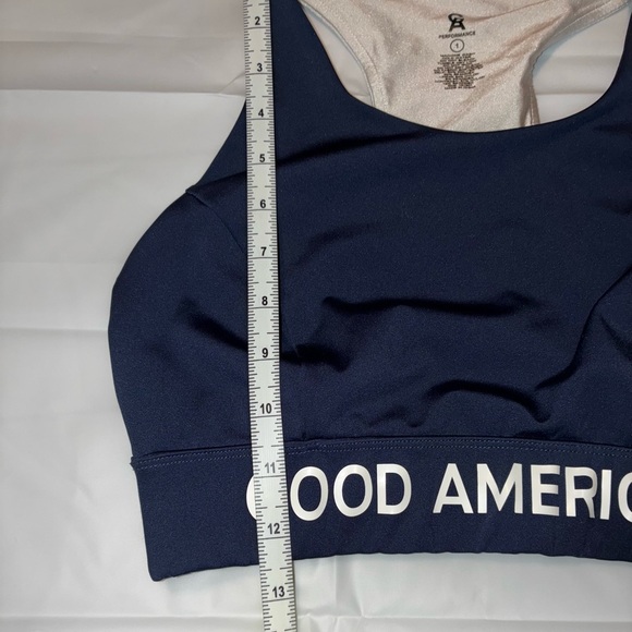 2/$35 Good American Sports Bra Athletic Wear Size 1 Workout Exercise Top Bralet - Picture 5 of 7